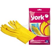 Перчатки YORK резиновые универсальные размер S 9213