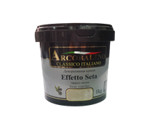 Краска декоративная РАДУГА Arcobaleno Effetto Seta База серебро (1кг)