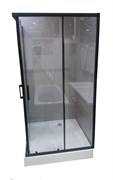 Душевая кабина EBATH SGL-3002B 1000*1000*1950 Черный с поддоном