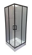 Душевая кабина EBATH SGL-3002B 900*900*1950 Черный с поддоном