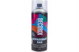 Лак аэрозольный DECORIX бесцветный глянцевый 520мл 0107-32 DX