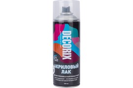Лак аэрозольный DECORIX бесцветный матовый 520мл 0107-31 DX