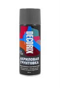 Грунтовка аэрозольная DECORIX 520мл серая 0108-10 DX