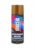 Эмаль аэрозольная DECORIX молотковая золото 520мл 0104-03 DX