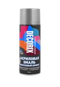 Эмаль аэрозольная DECORIX молотковая, серебро 520мл 0104-01 DX