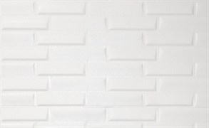 Панель вспененный ПЭТ Жемчужно белая 700х770 мм