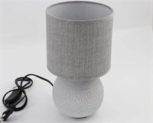 Лампа настольная ESTARES ALFA 1xE14 R-125x150x265-GRAY/GRAY-220-IP20 УУО00004422