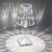 Светильник ESTARES настольный свето CRYSTAL 3W R-ON/OFF-115x255-CLEAR/WHITE-DC5V/1A-IP20 УУО00004341