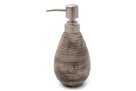 Дозатор для жидкого мыла VERRAN Brushy 8,1х8,1х18см, коричневый 870-02