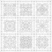 Трафарет DECOR Т8 Евроузоры 600*600мм (1мм)