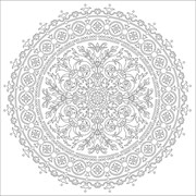 Трафарет DECOR Т6 Мандала 600*600мм.1мм