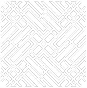 Трафарет DECOR Т32 Геометрия 600*600мм (1мм)