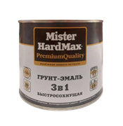 Грунт-эмаль 3 в 1 КВИЛ MISTER HARDMAX черная 1,9 кг
