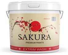 Краска SAKURA EXTRIM WASH глубоко-матовая 1кг