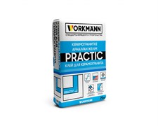 Клей WORKMANN PRACTIC для керамогранита, усиленный 25кг