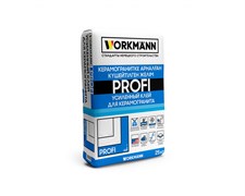 Клей WORKMANN PROFI эластичный, для керамогранита, усиленный 25кг