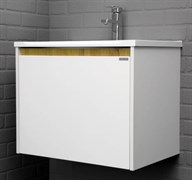 Тумба под умывальник Corner 65 Elena подвесная с 2 ящик. DC1101T