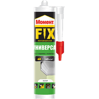 Клей Момент Монтаж FIX универсал 40кг*м2/380гр (белый)