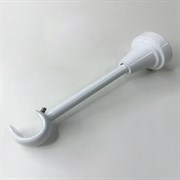 Кронштейн для карниза однорядный 19мм белый YB006