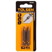 Набор бит TOLSEN 2 шт., для отвертки, SL0.6*4.5*50мм,20303
