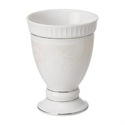 Стакан для зубных щеток WESS Elegance 9,7х9,7х13см, белый G85-40