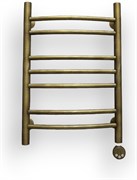 Полотенцесушитель НИКА ARC ЛД г2 60/40 электрич. правый со скрытой проводкой antique Bronze