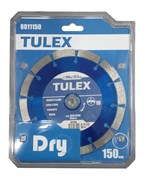 Круг TULEX отрезной алмазный универсальный, сегментный, для УШМ, 150мм*22,2мм 8011150
