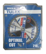 Диск TULEX пильный ОПТИМАЛЬНЫЙ РЕЗ, по дереву, 210х30мм, 36Т 8015210-36
