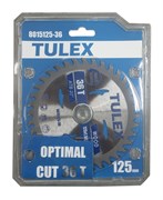 Диск TULEX пильный по дереву, оптимальный рез 125*22,23мм 36Т 8015125-36