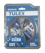 Диск TULEX пильный ЧИСТЫЙ РЕЗ, по дереву, 125х22,23мм, 40Т 8015125-40