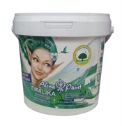 Краска ALINA PAINT эмаль Эконом EMALIKA матовая 1кг (термостойкая)