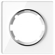 Рамка ONEKEYELECTRO стеклянная одинарная белая 2E52101300