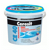 Затирка CERESIT CE40 2кг Карамель ЭЛАСТ