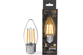 Лампа GAUSS LED Filament Свеча 11W E27 810 lm 2700K 103802111
