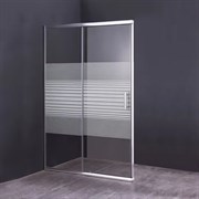 Перегородка душевая стеклянная EBATH HSC-17003 1400*1950