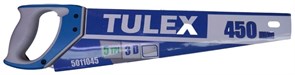 Ножовка TULEX по дереву 2-компонентная пластик. ручка, 3D-заточка, закаленный зуб 5 TPI 450 5011045