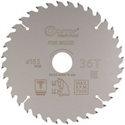 Диск пильный CUTOP Profi Plus по дереву 36 зуба 185мм 75-18536Т