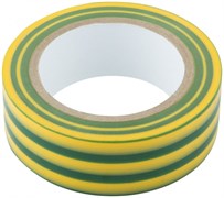 Изолента FIT ПВХ самозатухающая 19мм*0,13мм*10м желто-зеленая 11005