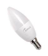 Лампа светодиодная SIRIUS LED Deco C37 7W E14 6500K 175-265V