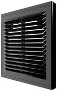 Решетка ЭРА вентиляционная Р сетка разъемная 209х209 пластик 2121Р Black