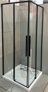 Душевая кабина EBATH SGL-2102B 900*900*1950 Черный без поддона