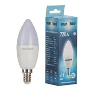 Лампа светодиодная EUROLED C37 8W 4000K Е14 матовая Промо 3шт E-C37-8W-4K-Е14-3
