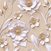 Обои ПЕРМСКИЕ Лепнина 1133-01 ДС2 0,53*10,05м (1упак-16рул)