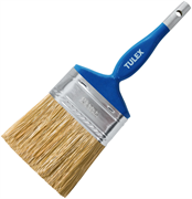Кисть плоская TULEX 75мм смешанная щетина, деревянная рукоятка 110075