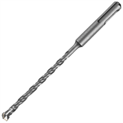 Бур TULEX по бетону, 2 резца YG8C, 40 Cr-V, 46-51 HRS, хвостовик SDS-Plus, 210*6мм 6022-210-06