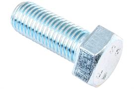 Болт DIN 933 М8 x 16 (белый цинк 60 шт) 305360