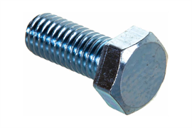 Болт Стройбат DIN 933 М8 x 20 (белый цинк 50 шт) 005431