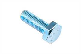 Болт СТРОЙБАТ DIN 933 М10 x 30 (белый цинк 20 шт) 005351