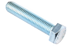 Болт СТРОЙБАТ DIN 933 М12 x 60 (белый цинк 10 шт) 272581