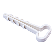 Дюбель-хомут Стройбат для прямоугольного кабеля 8х5мм (упак (100 шт) 358740